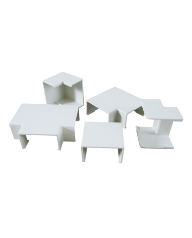 Acessórios p/ Calha Técnica Plasfix 16x10mm - Branco Acessórios p/ Calha Técnica Plasfix 16x10mm - Branco