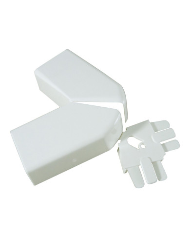 Ângulo Plano Variável p/ Calha DLP Legrand - Branco 20x12,5mm Ângulo Plano Variável p/ Calha DLP Legrand - Branco 20x12,5mm