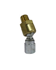 Casquilho Duplo Cromado 1/8"