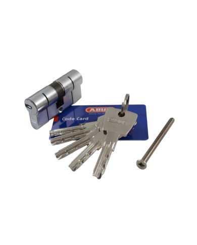 Cilindro Pontos Abus D66 Alta Seg.Anti-Pânico 30+30mm - Niqu. Cilindro Pontos Abus D66 Alta Seg.Anti-Pânico 30+30mm - Niqu.