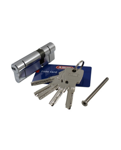 Cilindro Pontos Abus D66 Alta Seg.Anti-Pânico 30+50mm - Niqu. Cilindro Pontos Abus D66 Alta Seg.Anti-Pânico 30+50mm - Niqu.