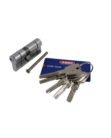 Cilindro de Pontos Abus D6PS 30+40mm - Niquelado Cilindro de Pontos Abus D6PS 30+40mm - Niquelado