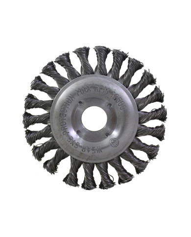 Escova de Aço Circ. Pontas Retorcidas Ineco ø125mm Escova de Aço Circ. Pontas Retorcidas Ineco ø125mm