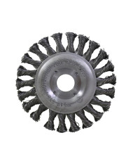 Escova de Aço Circ. Pontas Retorcidas Ineco ø125mm Escova de Aço Circ. Pontas Retorcidas Ineco ø125mm