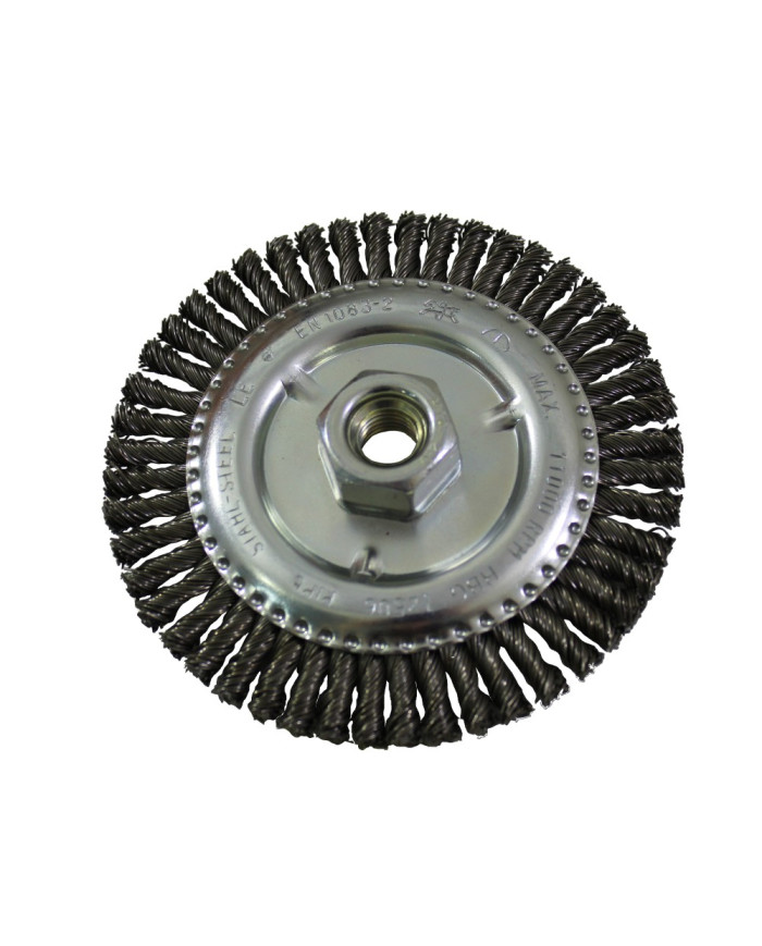 Escova de Aço Circ. P.Retorc. Pferd PIPE - M14 ø125mm ST 0,5 Escova de Aço Circ. P.Retorc. Pferd PIPE - M14 ø125mm ST 0,5
