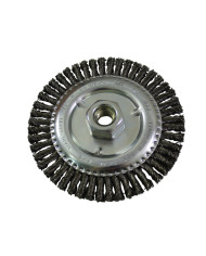 Escova de Aço Circ. Pontas Retorcidas Ineco ø125mm Escova de Aço Circ. Pontas Retorcidas Ineco ø125mm
