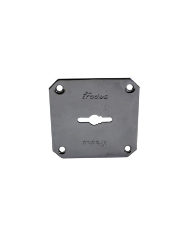 Espelho Quadrado 2500 Rodes - Chv. Telesc. - Inox