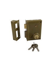 Fechadura Sobrepor p/ Puxador - 713 Andorinha - 10cm - Dir.