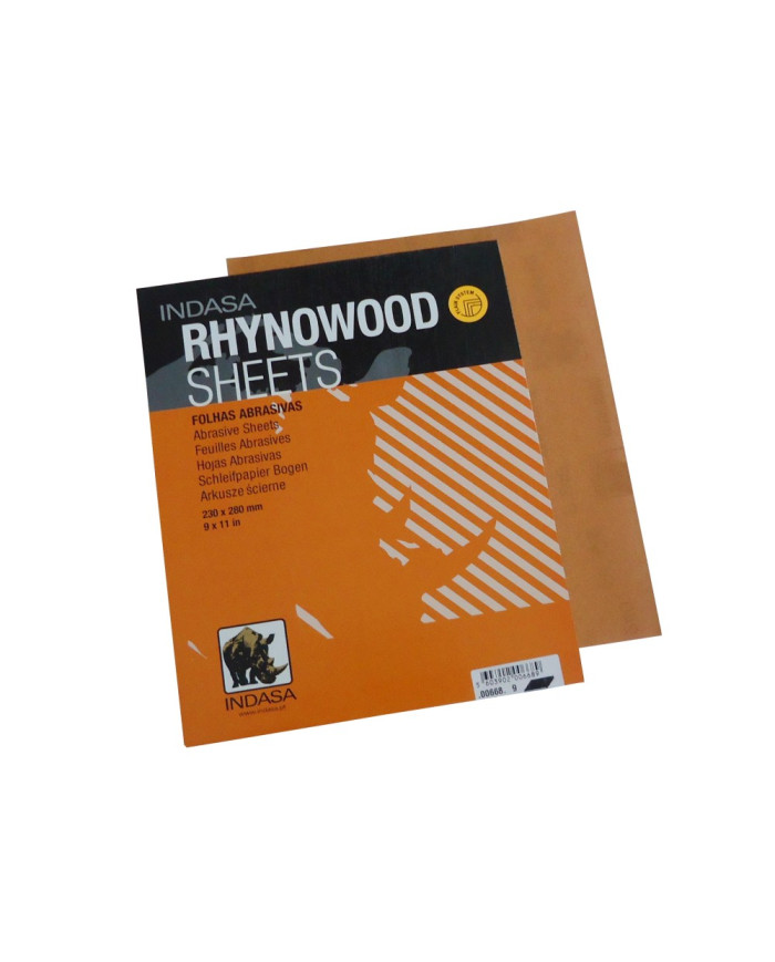 Folha de Lixa Papel Marceneiro Indasa Rhynowood - Gr.180 Folha de Lixa Papel Marceneiro Indasa Rhynowood - Gr.180