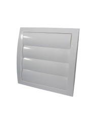 Grelha de Ventilação c/ Rede Brinox 10x10cm - Branco Grelha de Ventilação c/ Rede Brinox 10x10cm - Branco