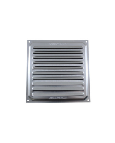 Grelha de Ventilação c/ Rede Brinox 15x15cm - Alumínio Grelha de Ventilação c/ Rede Brinox 15x15cm - Alumínio