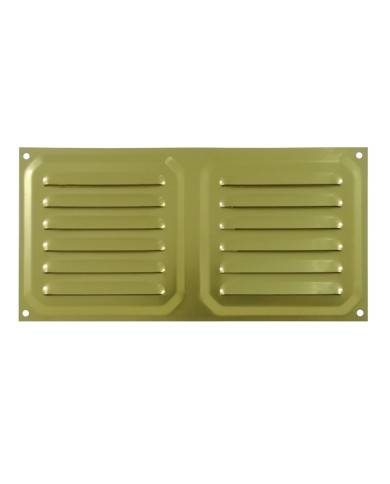 Grelha de Ventilação Brinox 10x20cm Hor. - Ouro Grelha de Ventilação Brinox 10x20cm Hor. - Ouro