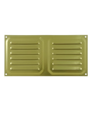 Grelha de Ventilação Brinox 10x20cm Hor. - Alumínio Grelha de Ventilação Brinox 10x20cm Hor. - Alumínio