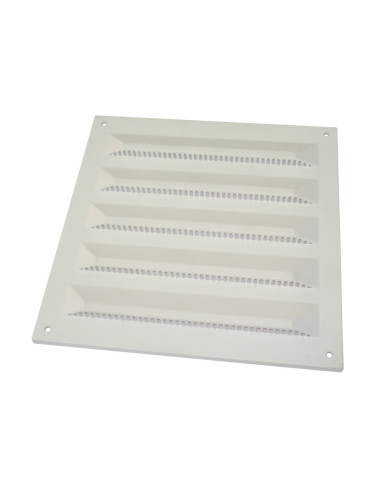 Grelha de Ventilação c/ Rede 12x12cm - Plástico Branco Grelha de Ventilação c/ Rede 12x12cm - Plástico Branco
