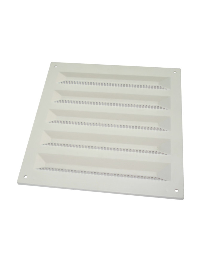 Grelha de Ventilação c/ Rede 12x12cm - Plástico Branco Grelha de Ventilação c/ Rede 12x12cm - Plástico Branco
