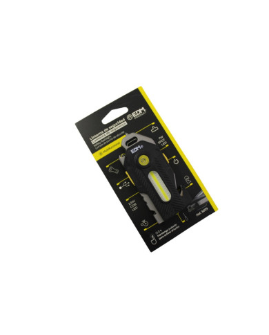 Lanterna Segur.Recarreg.USB (6 em 1) Multifunções EDM Led 3W