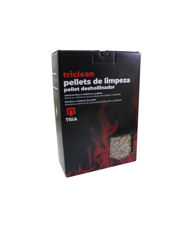 Limpa Salamandras e Caldeiras Pellets Triclean 1,5Kg Limpa Salamandras e Caldeiras Pellets Triclean 1,5Kg