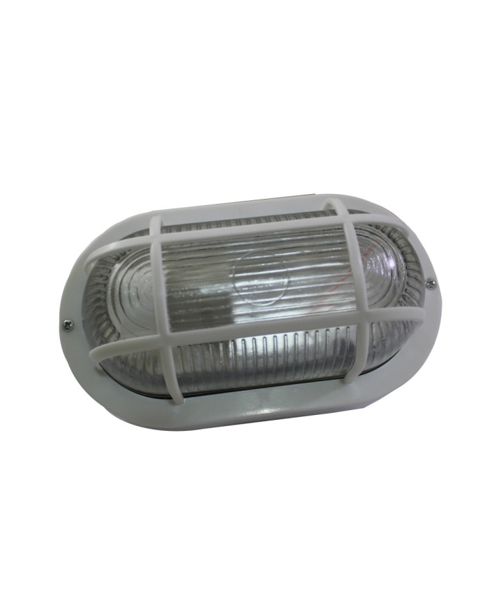Olho de Boi Oval Aslo IP44 E27 Branco 60W