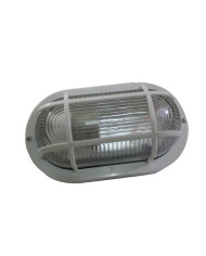 Olho de Boi Oval Aslo IP44 E27 Branco 60W