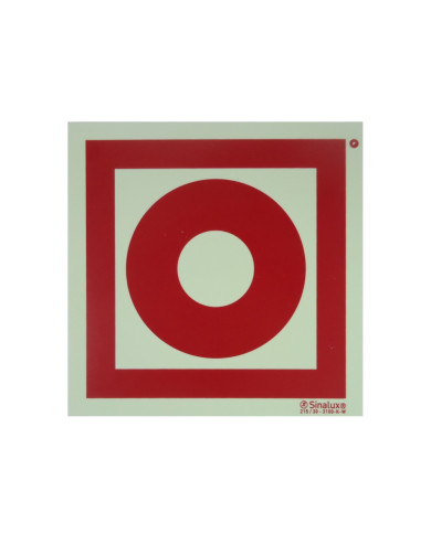 Placa "Botão de Alarme" Sinalux - PVC Fotol. 10x10cm Placa "Botão de Alarme" Sinalux - PVC Fotol. 10x10cm