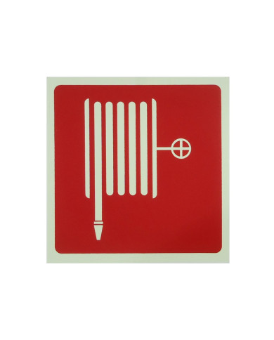 Placa "Boca de Incêndio" Aman - PVC Fotol. 20x20cm Placa "Boca de Incêndio" Aman - PVC Fotol. 20x20cm