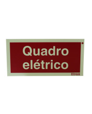 Placa "Quadro Elétrico" Sinalux - PVC Fotol. 10x15cm Placa "Quadro Elétrico" Sinalux - PVC Fotol. 10x15cm