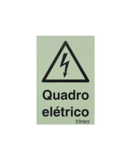 Placa "Quadro Elétrico" Sinalux - PVC Fotol. 10x15cm Placa "Quadro Elétrico" Sinalux - PVC Fotol. 10x15cm