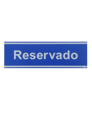 Placa "Sala de Congressos" Aman - PVC Azul 20x6.5cm Placa "Sala de Congressos" Aman - PVC Azul 20x6.5cm