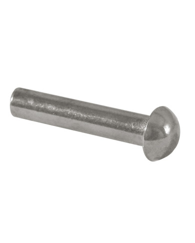 Rebite de Pancada Cab. Oval - Alumínio - 5x12mm Rebite de Pancada Cab. Oval - Alumínio - 5x12mm