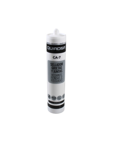 Selante Acrílico Quiadsa CA-7 300ml - Branco Selante Acrílico Quiadsa CA-7 300ml - Branco