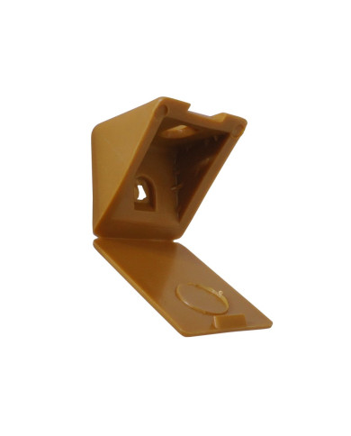 Suporte de Prateleira com Esquadria - Castanho Suporte de Prateleira com Esquadria - Castanho