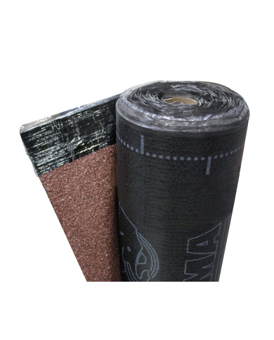 Tela de Isolamento c/ Areado Mineral Vermelho  (4Kg/m²) Tela de Isolamento c/ Areado Mineral Vermelho  (4Kg/m²)