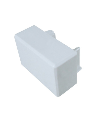 Topo p/ Calha Efapel - Branco 20x12,5mm Topo p/ Calha Efapel - Branco 20x12,5mm
