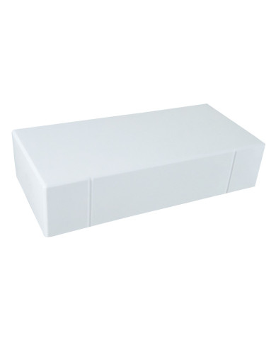 Topo p/ Calha Efapel - Branco 110x50mm Topo p/ Calha Efapel - Branco 110x50mm