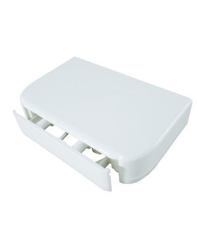 Topo p/ Calha DLP Legrand - Branco 80x50mm Topo p/ Calha DLP Legrand - Branco 80x50mm