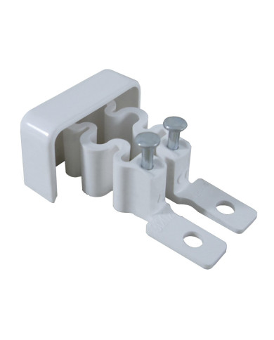 Topo p/ Calha DLP Legrand - Branco 40x20mm Topo p/ Calha DLP Legrand - Branco 40x20mm