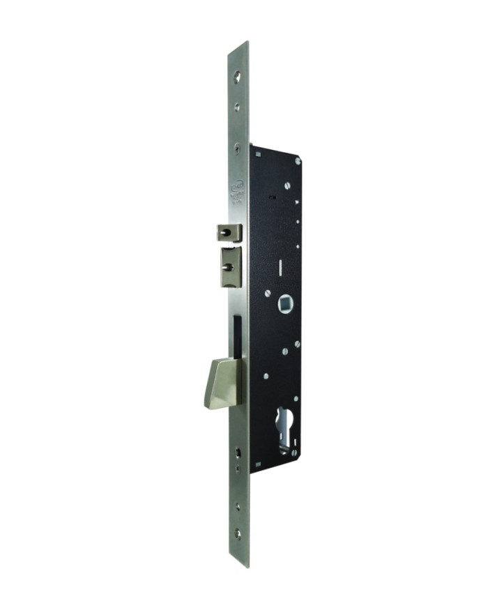 Fechadura Embutir Elétr. Prumo 1437 Omec - s/C. - Inox - 35mm Fechadura Embutir Elétr. Prumo 1437 Omec - s/C. - Inox - 35mm